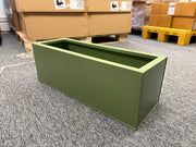 Sample 70cm Zinc Galvanised Grey Trough Planter